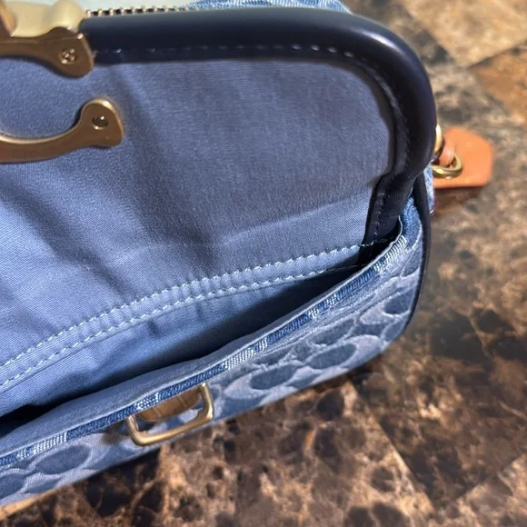 Coach studio camera bag 18 in signature wash denim - Picture 11 of 16